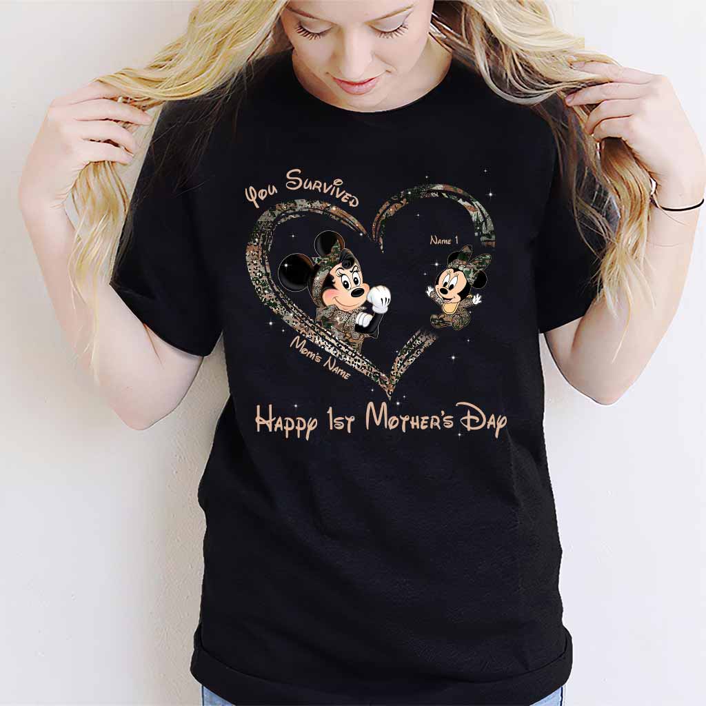 Personalized Mother's Day T-shirt & Hoodie You Survived Gift for Mom T-shirt & Hoodie GradoCreations