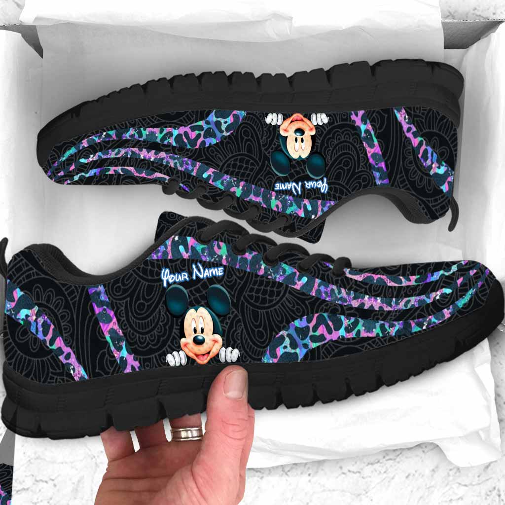 Personalized Mouse Sneakers Custom Name Gift for Kids Sneakers GradoCreations