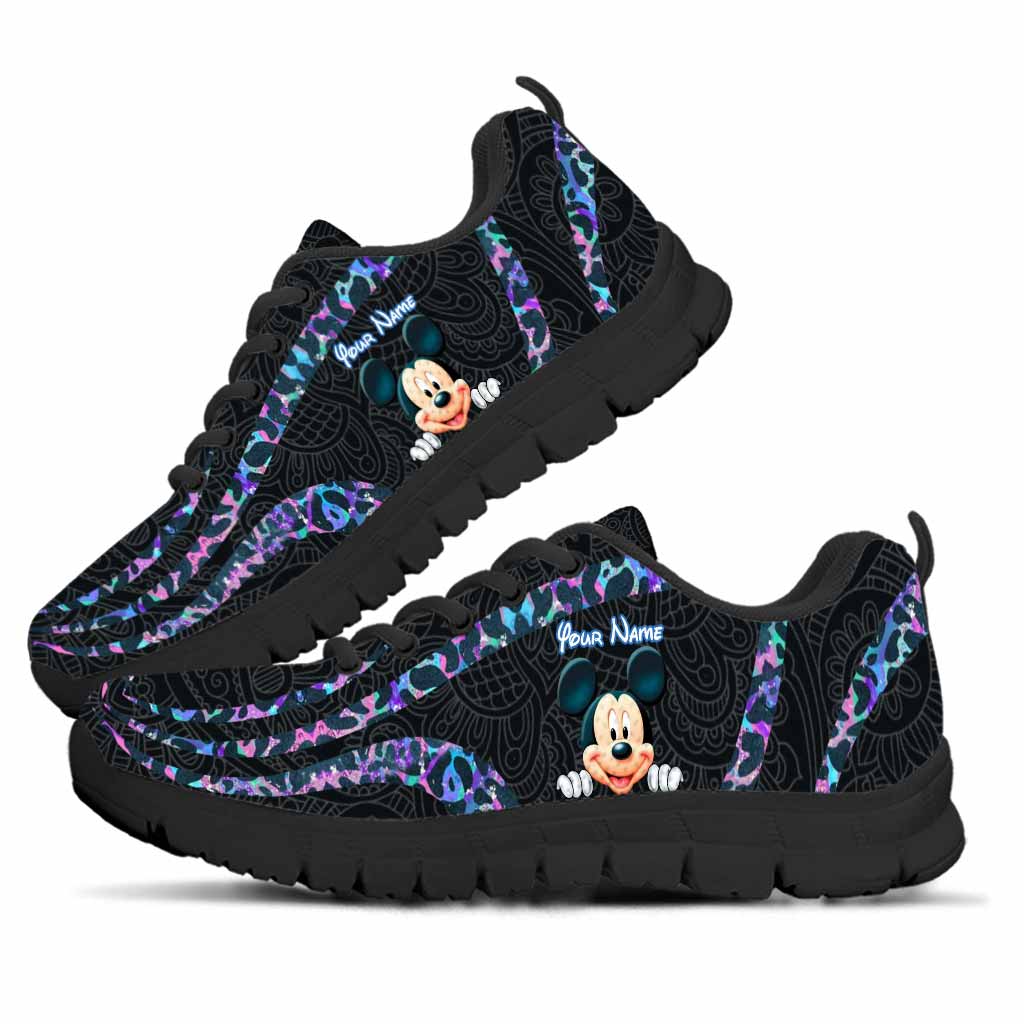 Personalized Mouse Sneakers Custom Name Gift for Kids Sneakers GradoCreations