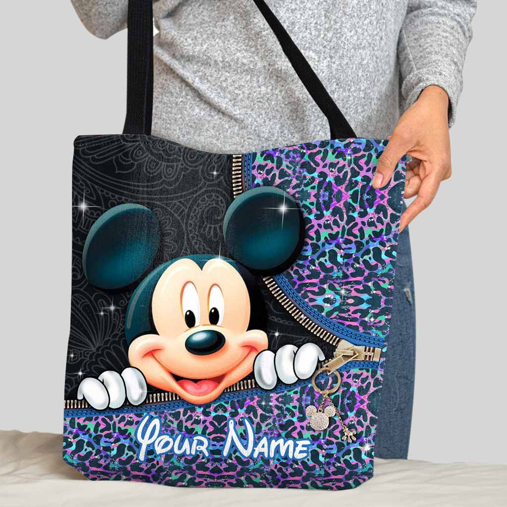 Personalized Mickey Mouse Tote Bag Custom Name Gift for Kids Tote Bag GradoCreations