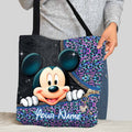 Personalized Mickey Mouse Tote Bag Custom Name Gift for Kids Tote Bag GradoCreations