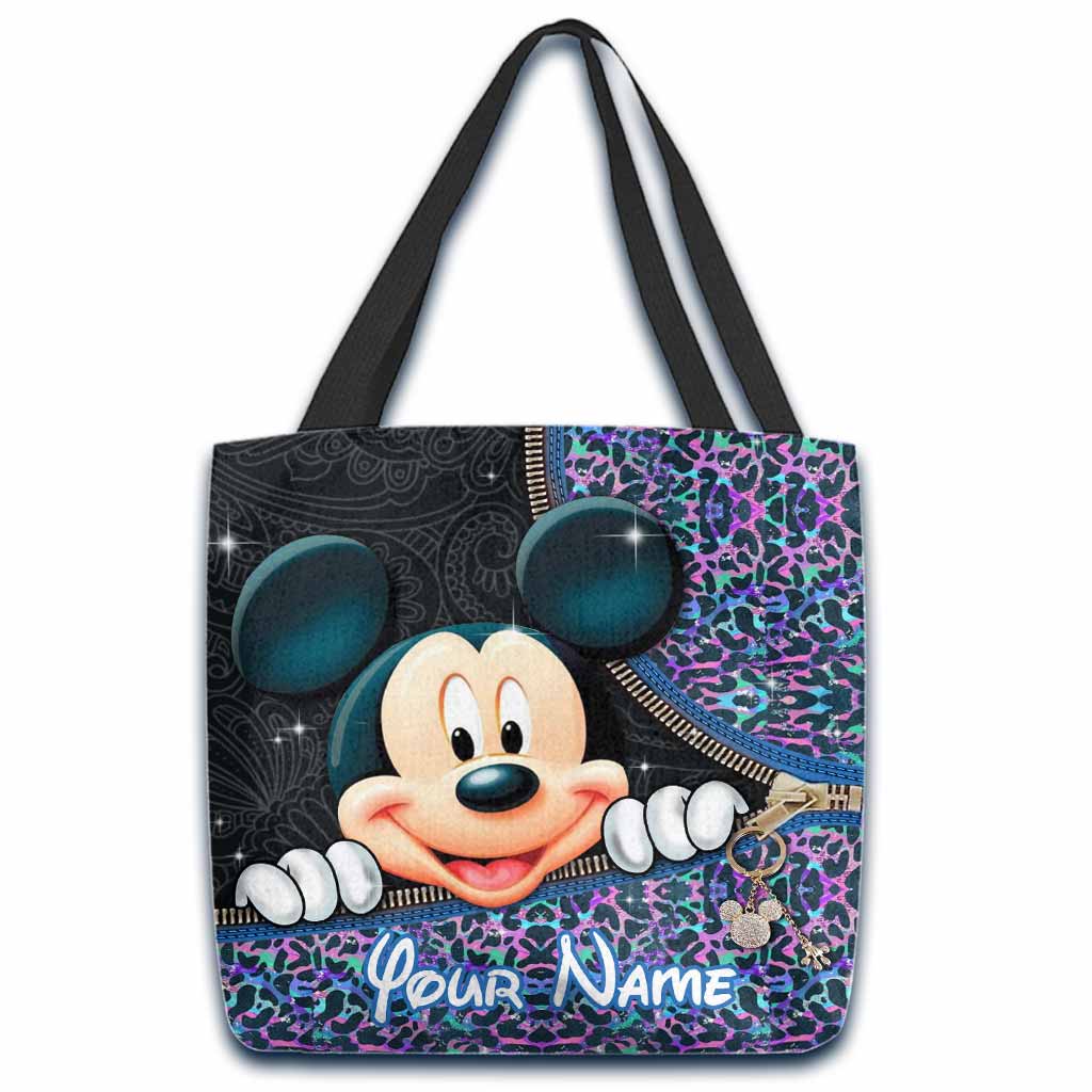 Personalized Mickey Mouse Tote Bag Custom Name Gift for Kids Tote Bag GradoCreations