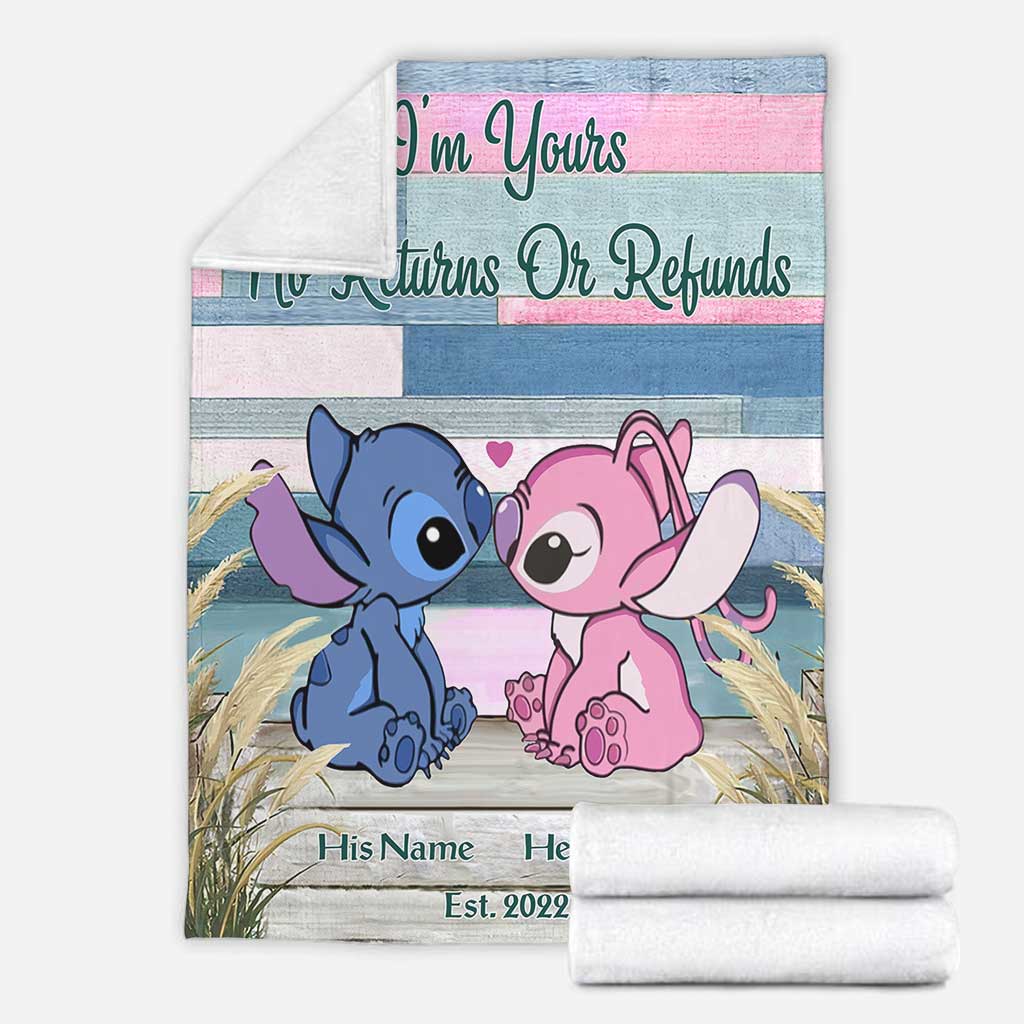 Personalized Ohana Blanket Custom Name Gift for Couples Blanket GradoCreations