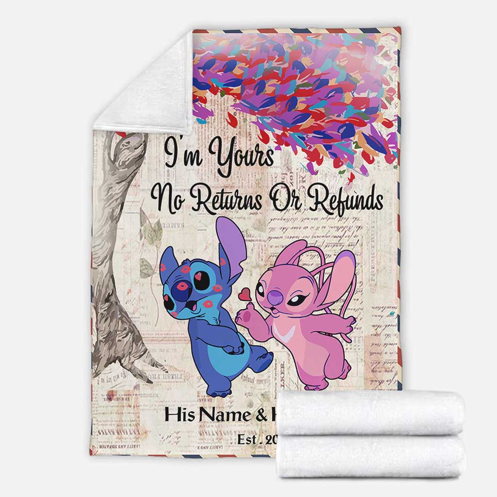 Personalized Ohana Blanket Custom Name Gift for Couples Blanket GradoCreations