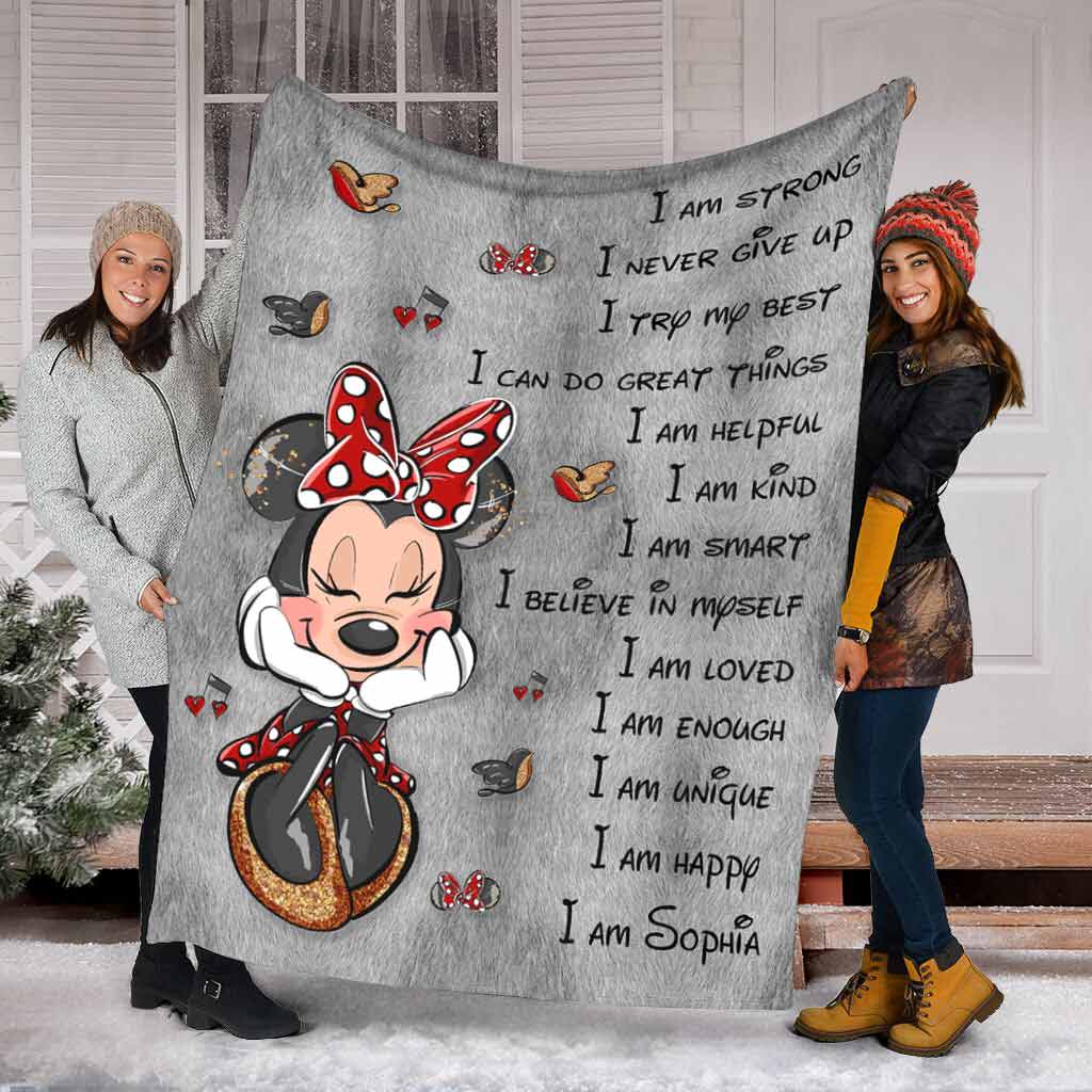 Personalized Inspirational Blanket for Daughter - Cozy Microfleece Gift Blanket GradoCreations