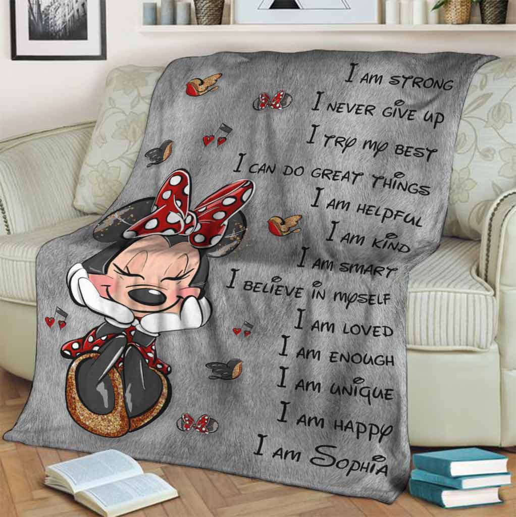 Personalized Inspirational Blanket for Daughter - Cozy Microfleece Gift Blanket GradoCreations