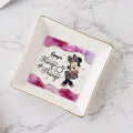 Personalized Ceramic Jewelry Dish Custom Name Engagement Gift Jewelry Dish GradoCreations