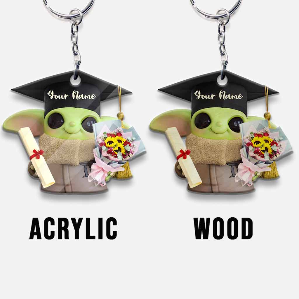 Personalized Graduation Keychain Custom Name Gift for Grad Keychain GradoCreations