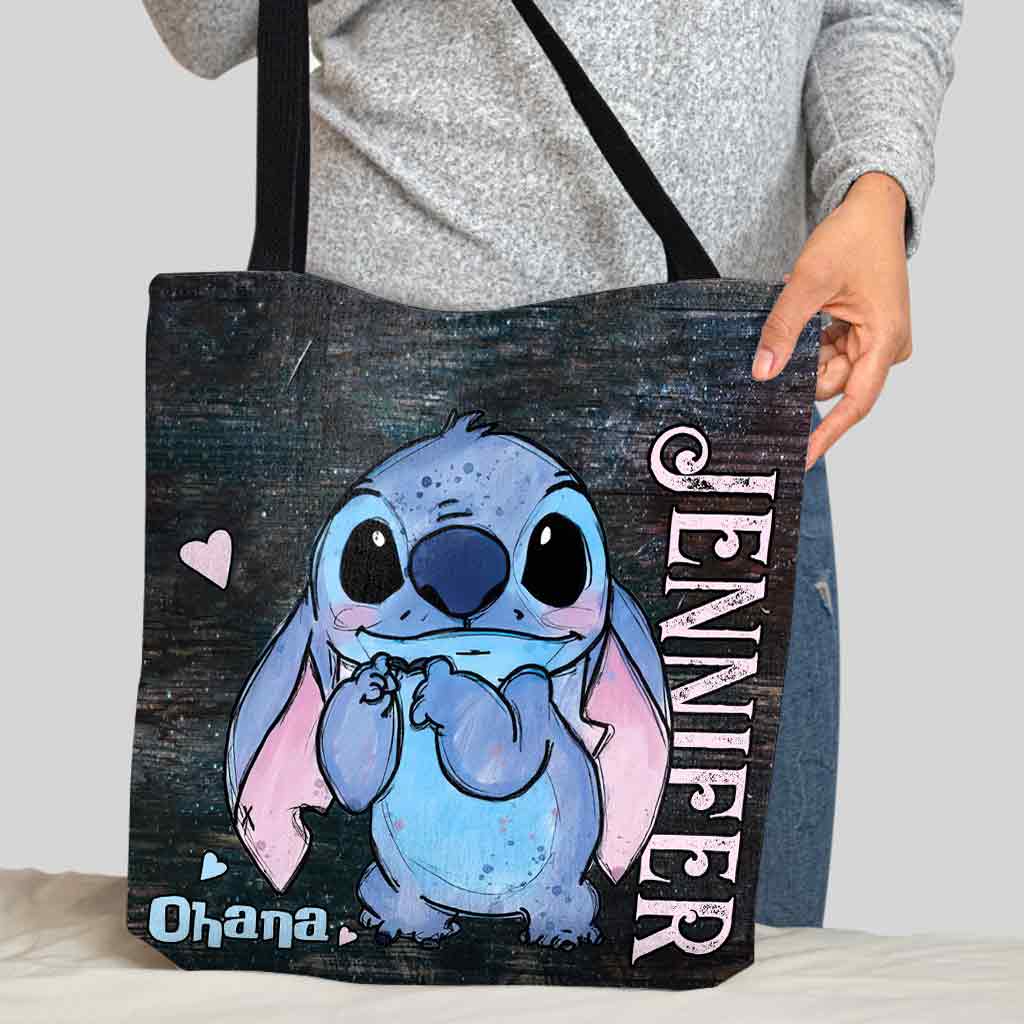 Personalized Ohana Tote Bag Custom Name Gift for Mom Tote Bag GradoCreations