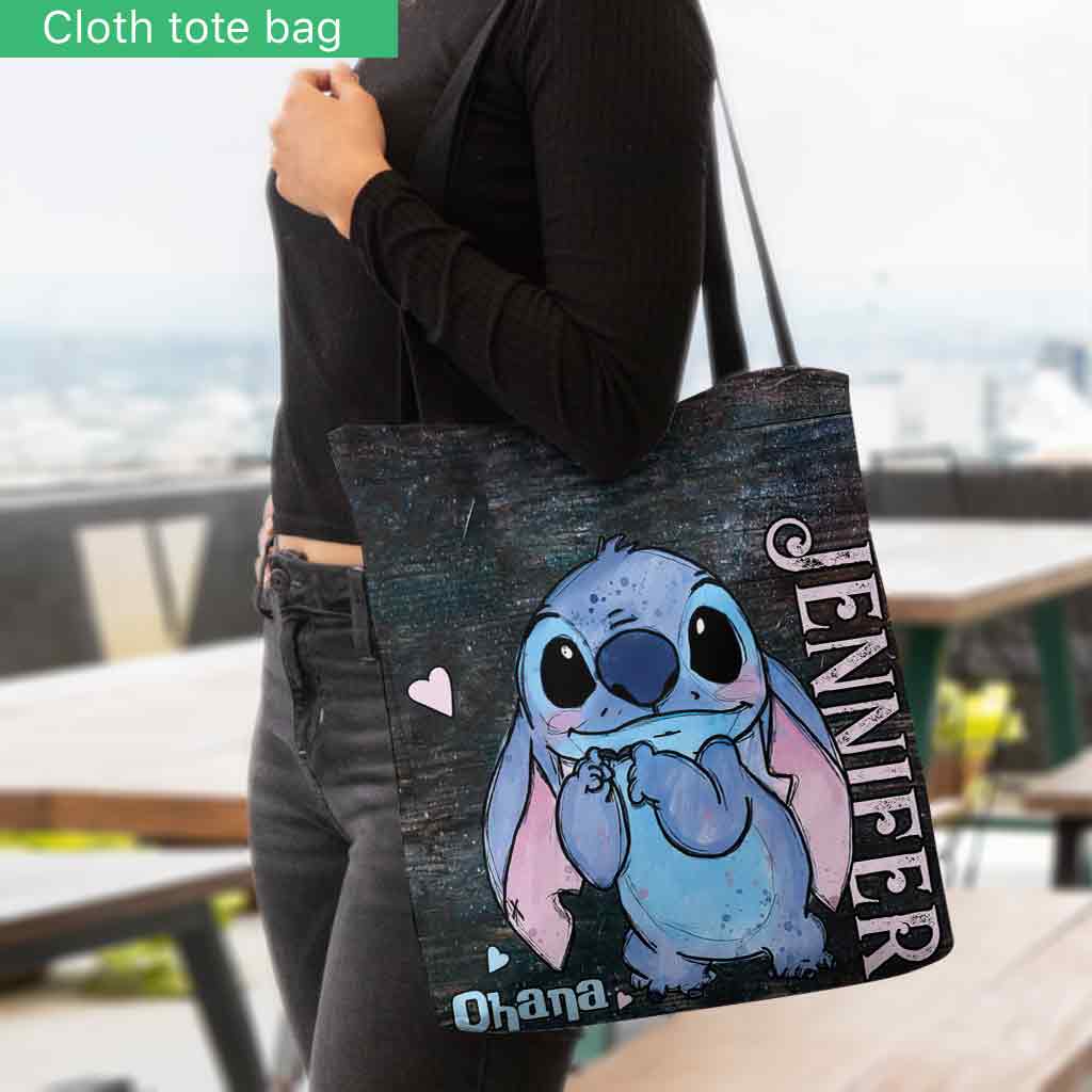 Personalized Ohana Tote Bag Custom Name Gift for Mom Tote Bag GradoCreations