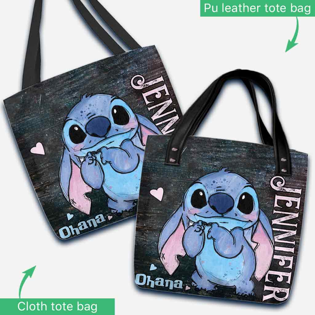 Personalized Ohana Tote Bag Custom Name Gift for Mom Tote Bag GradoCreations