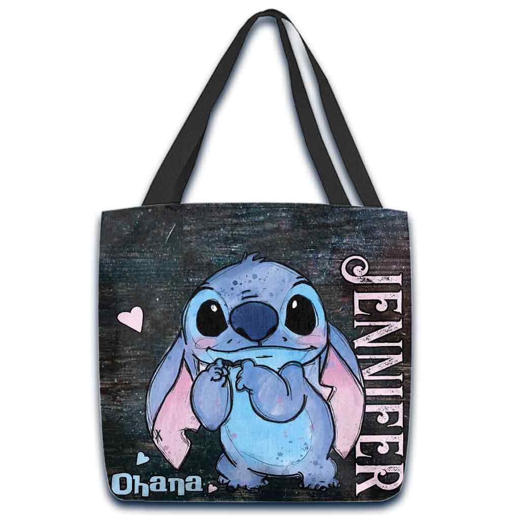 Personalized Ohana Tote Bag Custom Name Gift for Mom Tote Bag GradoCreations