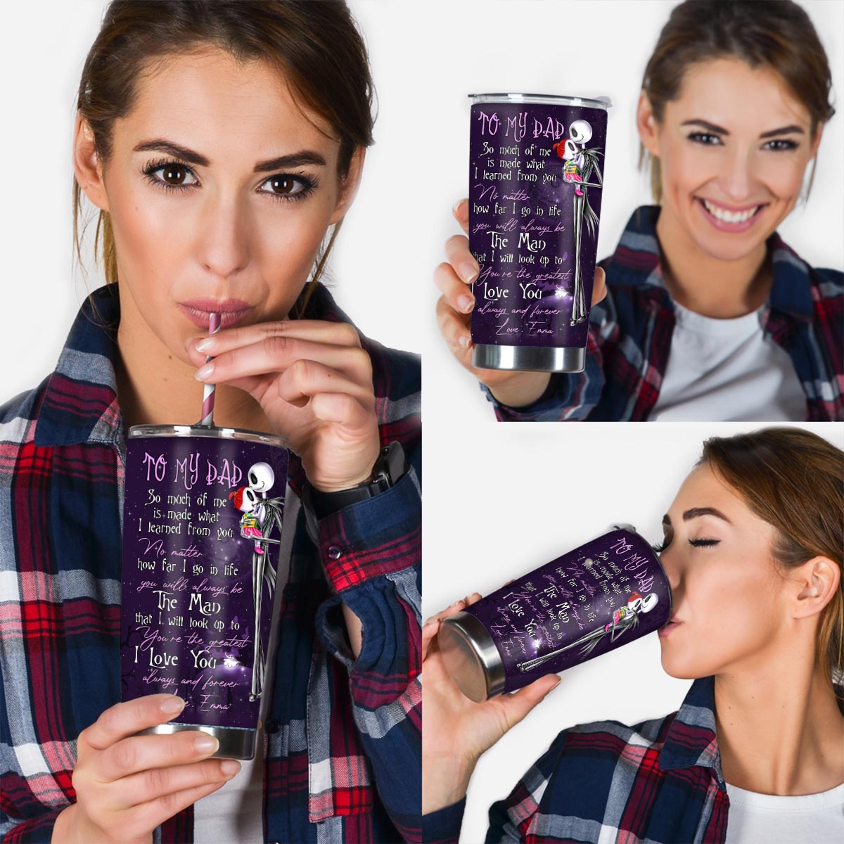 Personalized Nightmare Tumbler for Dad | Unique Gift Idea Tumbler GradoCreations