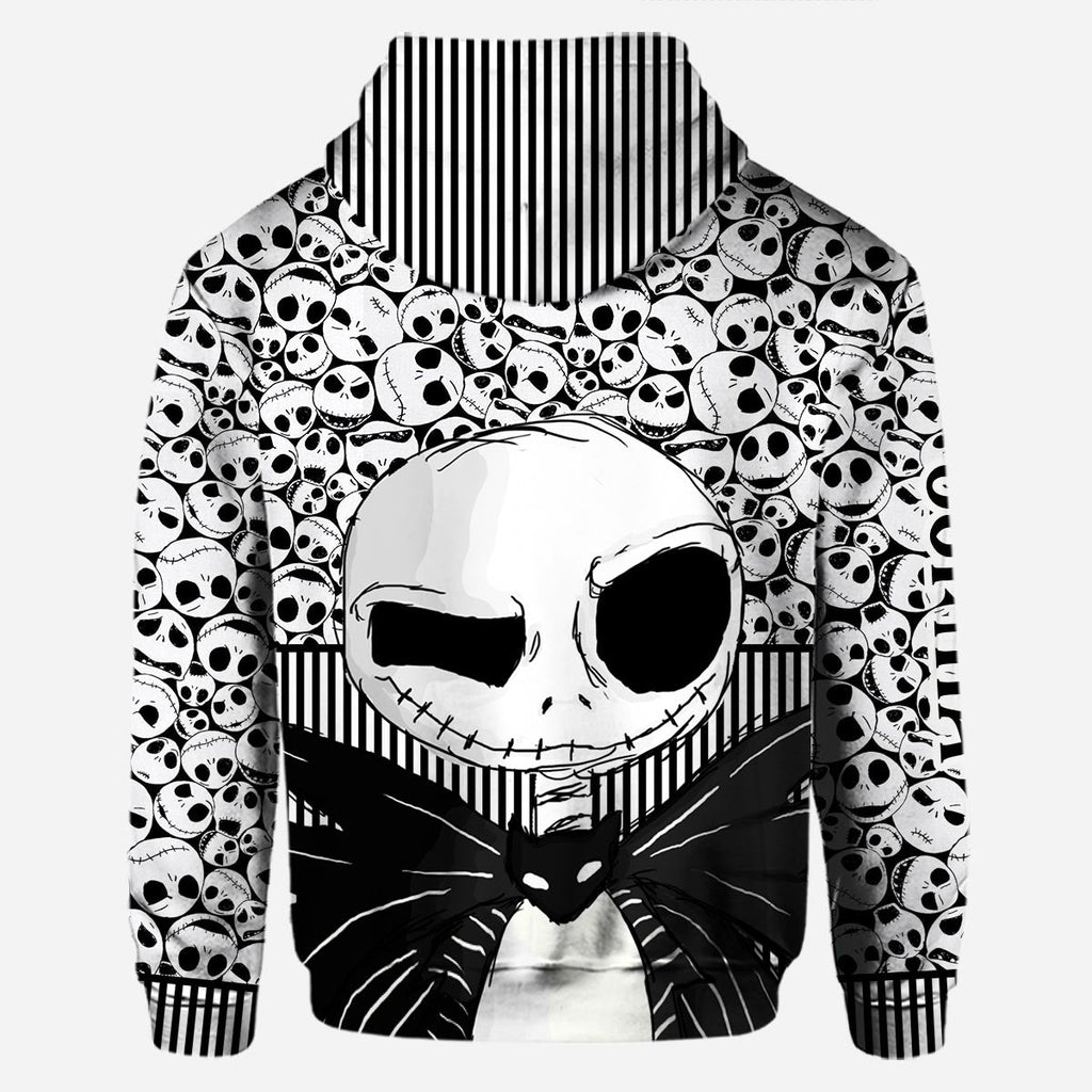 Personalized Skull Print Hoodie and Leggings Set for Her - Custom Name Gift Hoodie & Leggings GradoCreations
