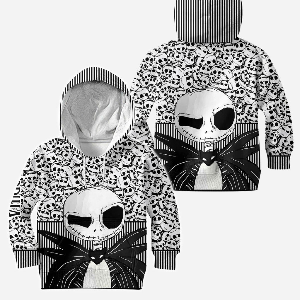 Personalized Skull Print Hoodie and Leggings Set for Her - Custom Name Gift Hoodie & Leggings GradoCreations