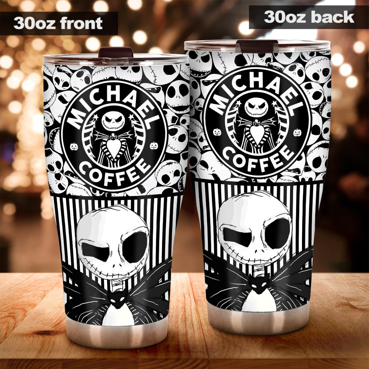 Personalized Nightmare Tumbler Custom Name Coffee Gift Tumbler GradoCreations