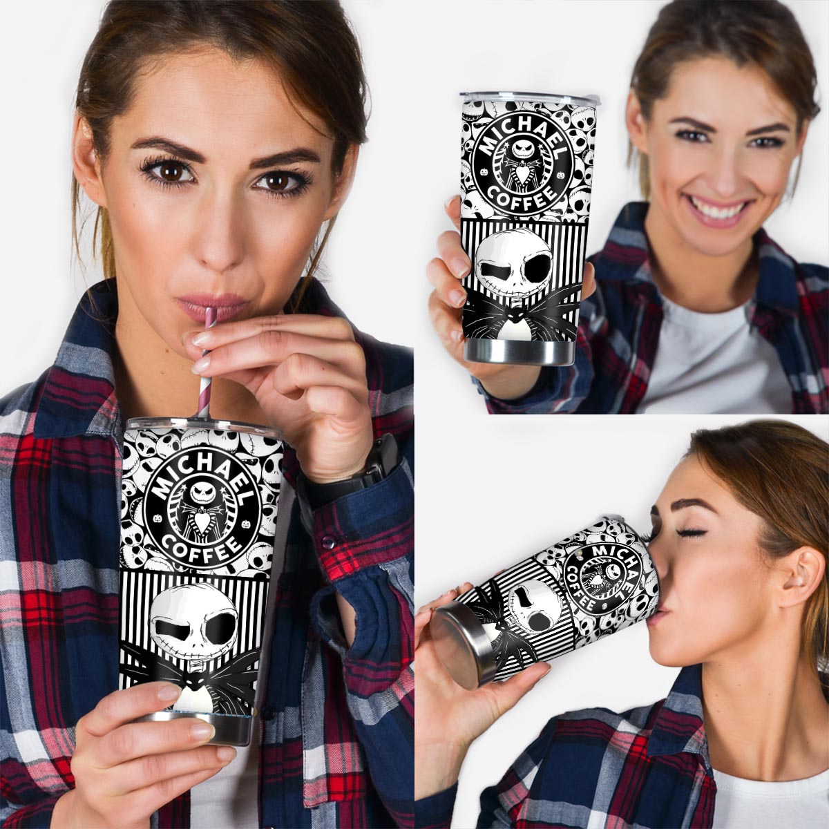 Personalized Nightmare Tumbler Custom Name Coffee Gift Tumbler GradoCreations