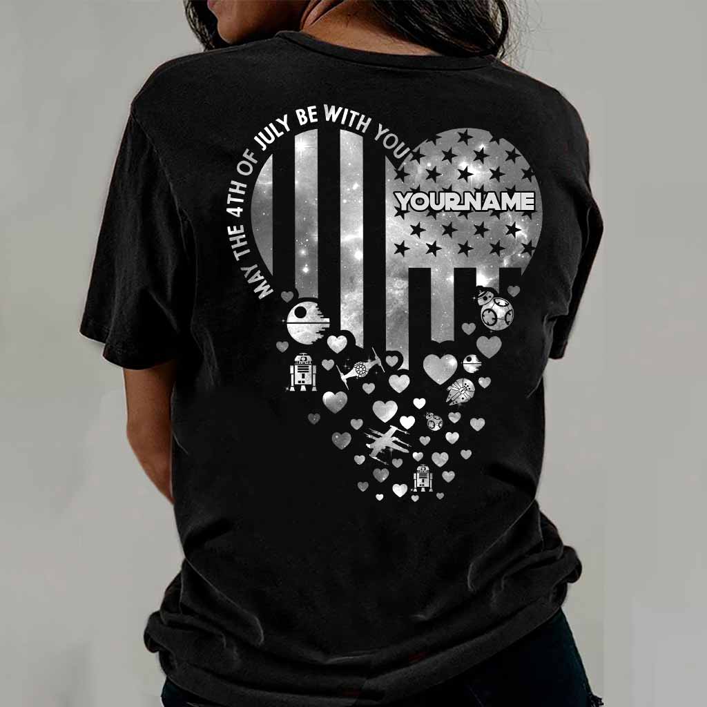 Personalized Independence Day T-Shirt & Hoodie Custom Name Star Wars Gift T-shirt & Hoodie GradoCreations