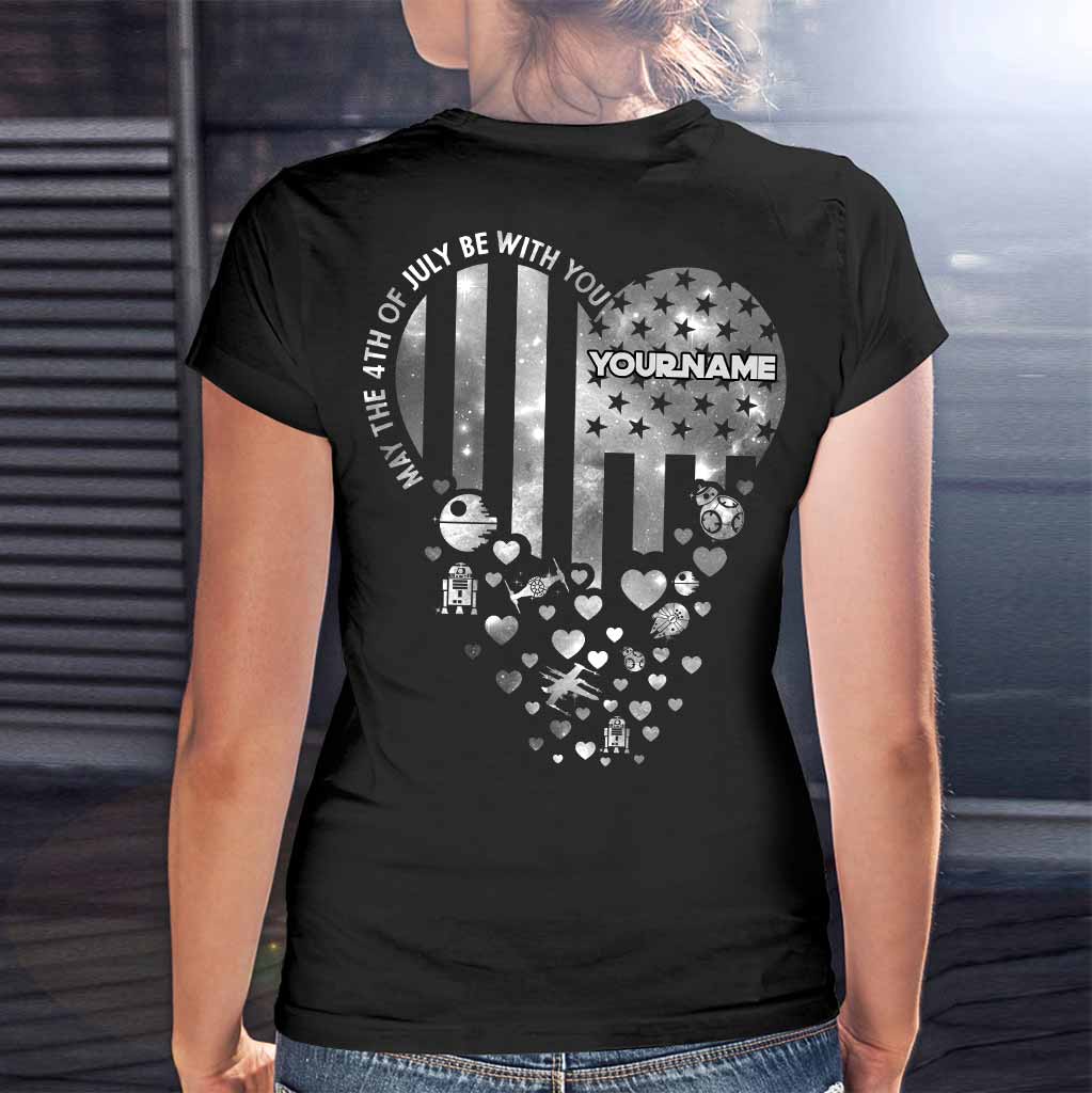 Personalized Independence Day T-Shirt & Hoodie Custom Name Star Wars Gift T-shirt & Hoodie GradoCreations