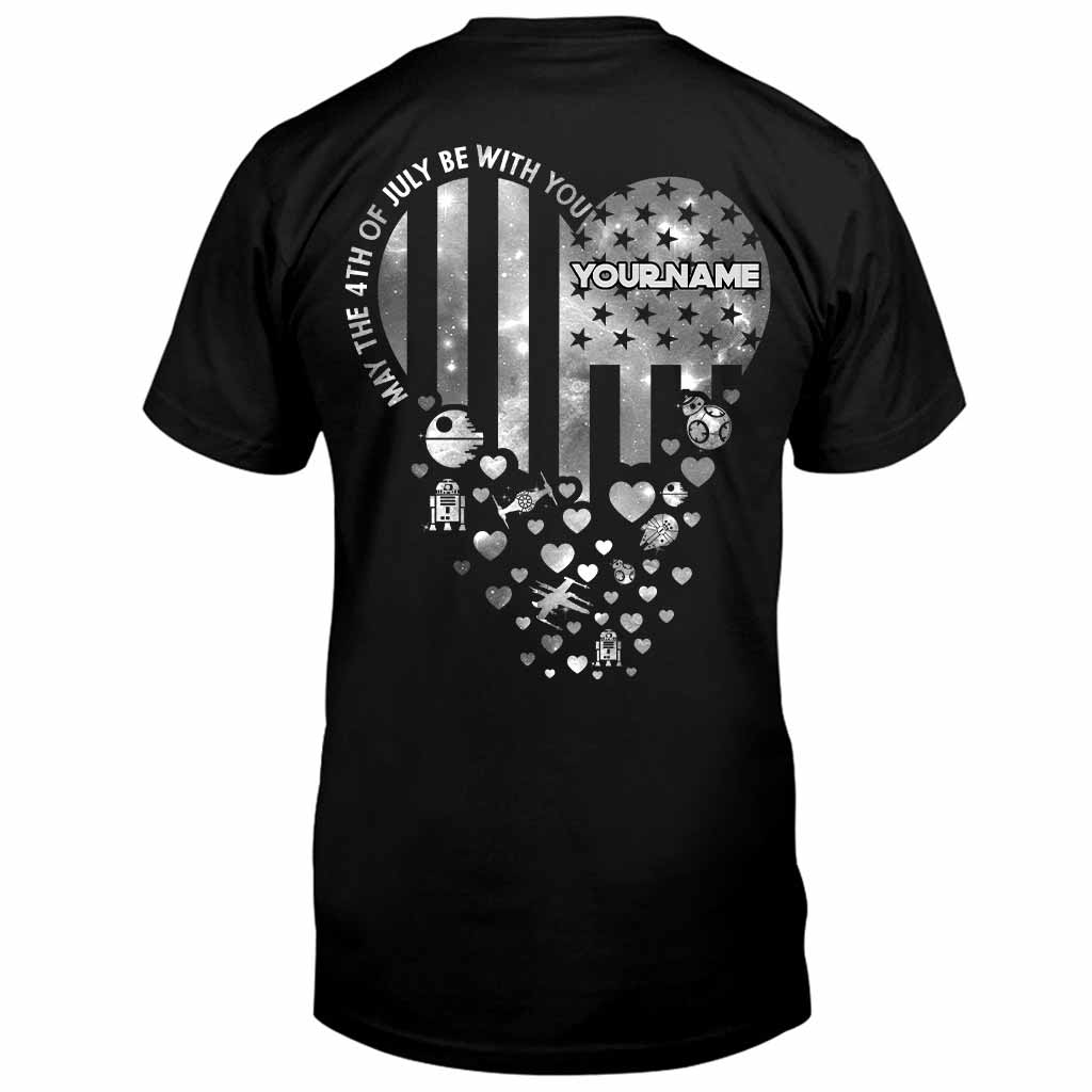 Personalized Independence Day T-Shirt & Hoodie Custom Name Star Wars Gift T-shirt & Hoodie GradoCreations