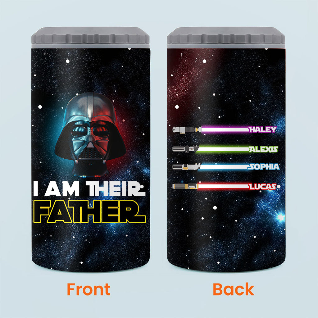 Personalized Star Wars Can Cooler Custom Name Gift for Dad Can Cooler GradoCreations