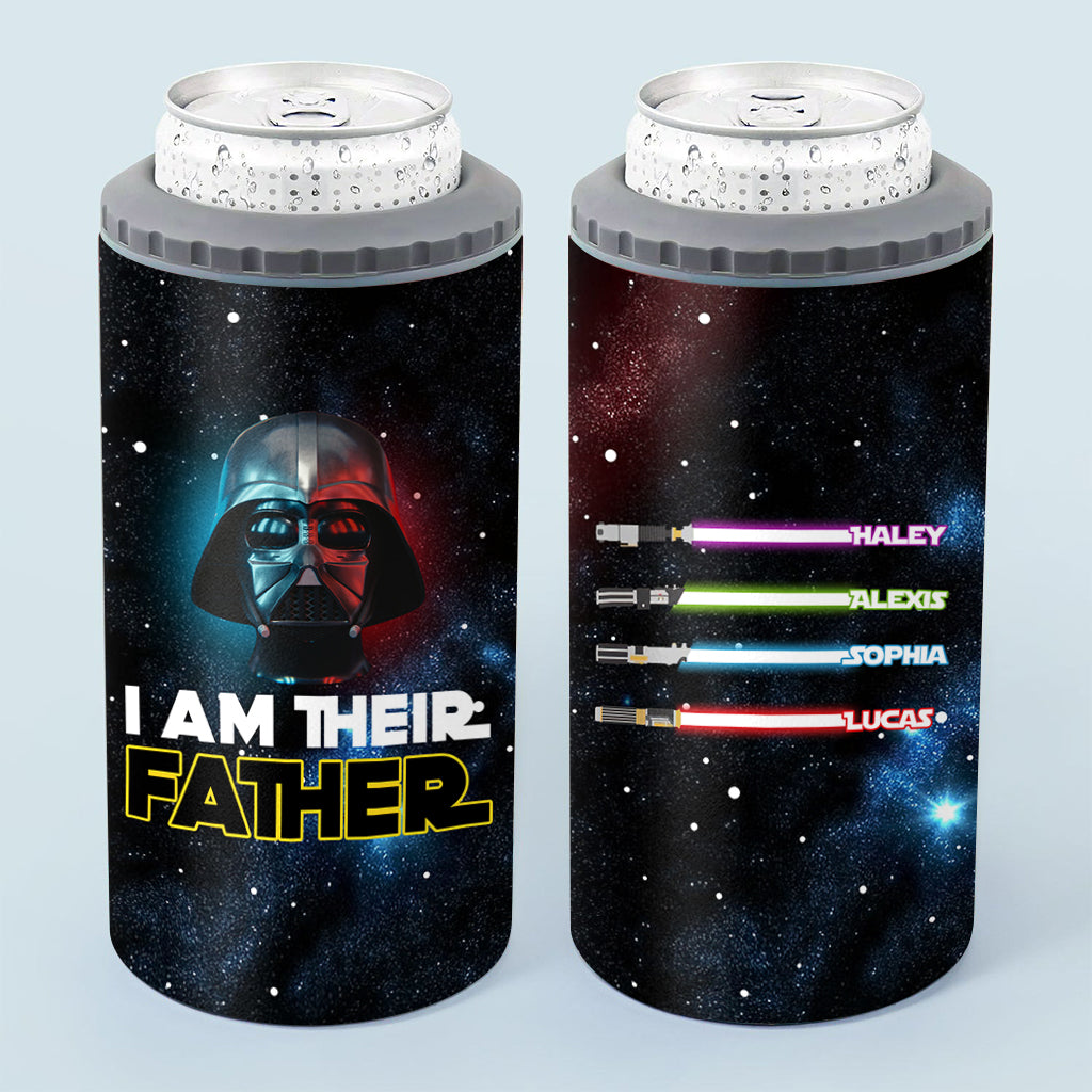 Personalized Star Wars Can Cooler Custom Name Gift for Dad Can Cooler GradoCreations
