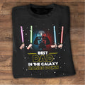 Personalized Best Dad in the Galaxy T-shirt & Hoodie Gift T-shirt & Hoodie GradoCreations