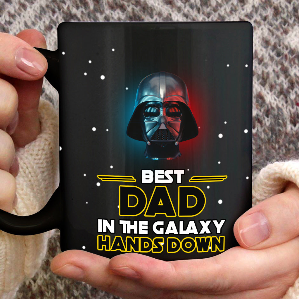 Personalized Best Dad In The Galaxy Mug Custom Names Gift Mug GradoCreations