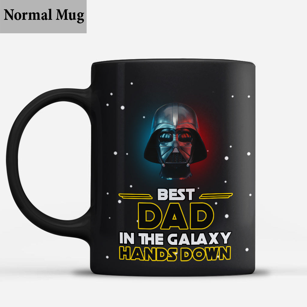 Personalized Best Dad In The Galaxy Mug Custom Names Gift Mug GradoCreations