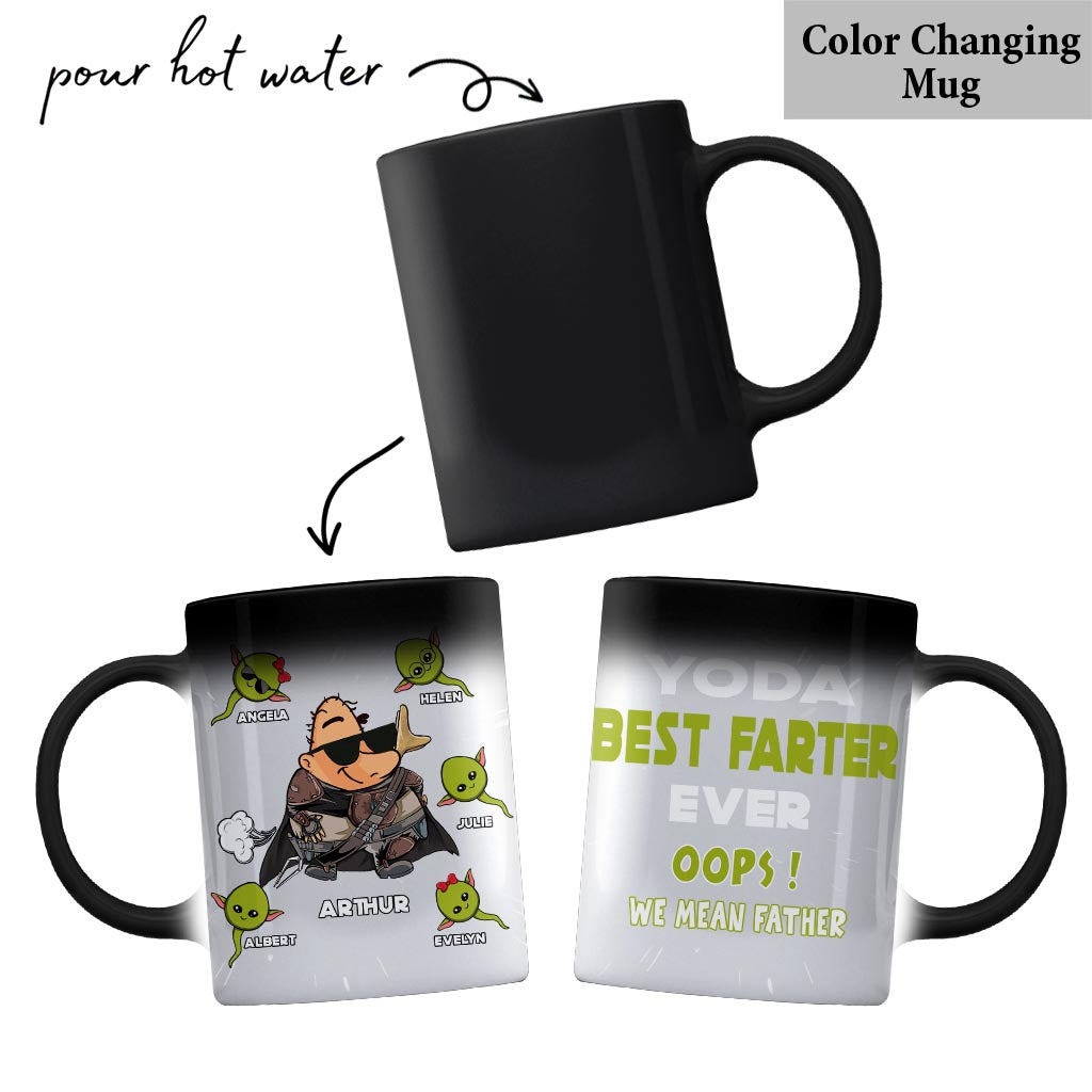 Personalized Yoda Best Farter Mug Custom Name Gift for Dad Mug GradoCreations