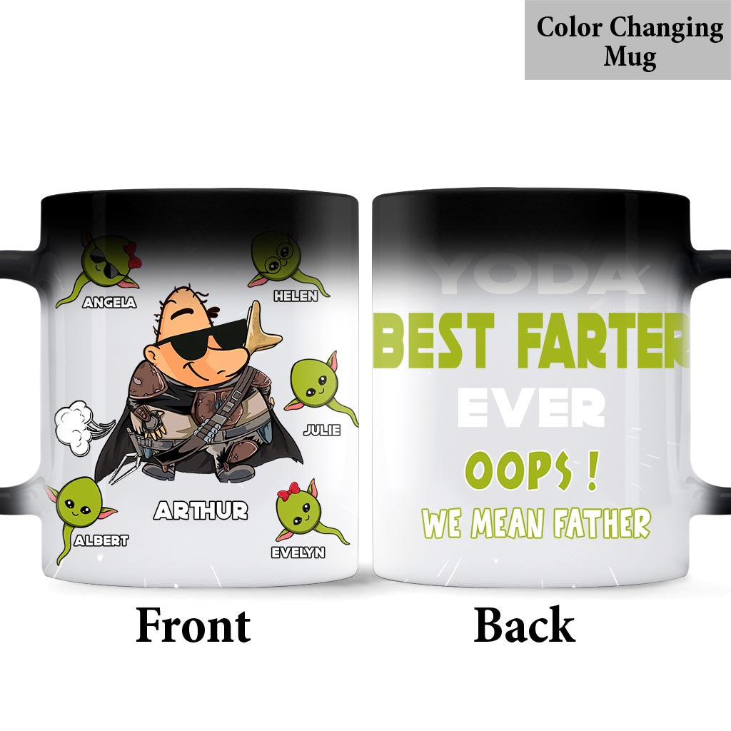 Personalized Yoda Best Farter Mug Custom Name Gift for Dad Mug GradoCreations