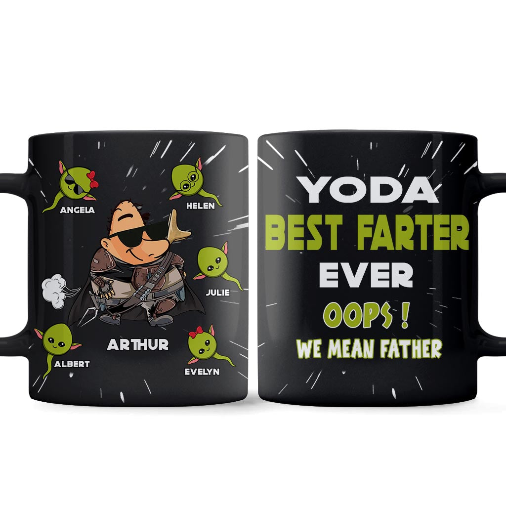Personalized Yoda Best Farter Mug Custom Name Gift for Dad Mug GradoCreations