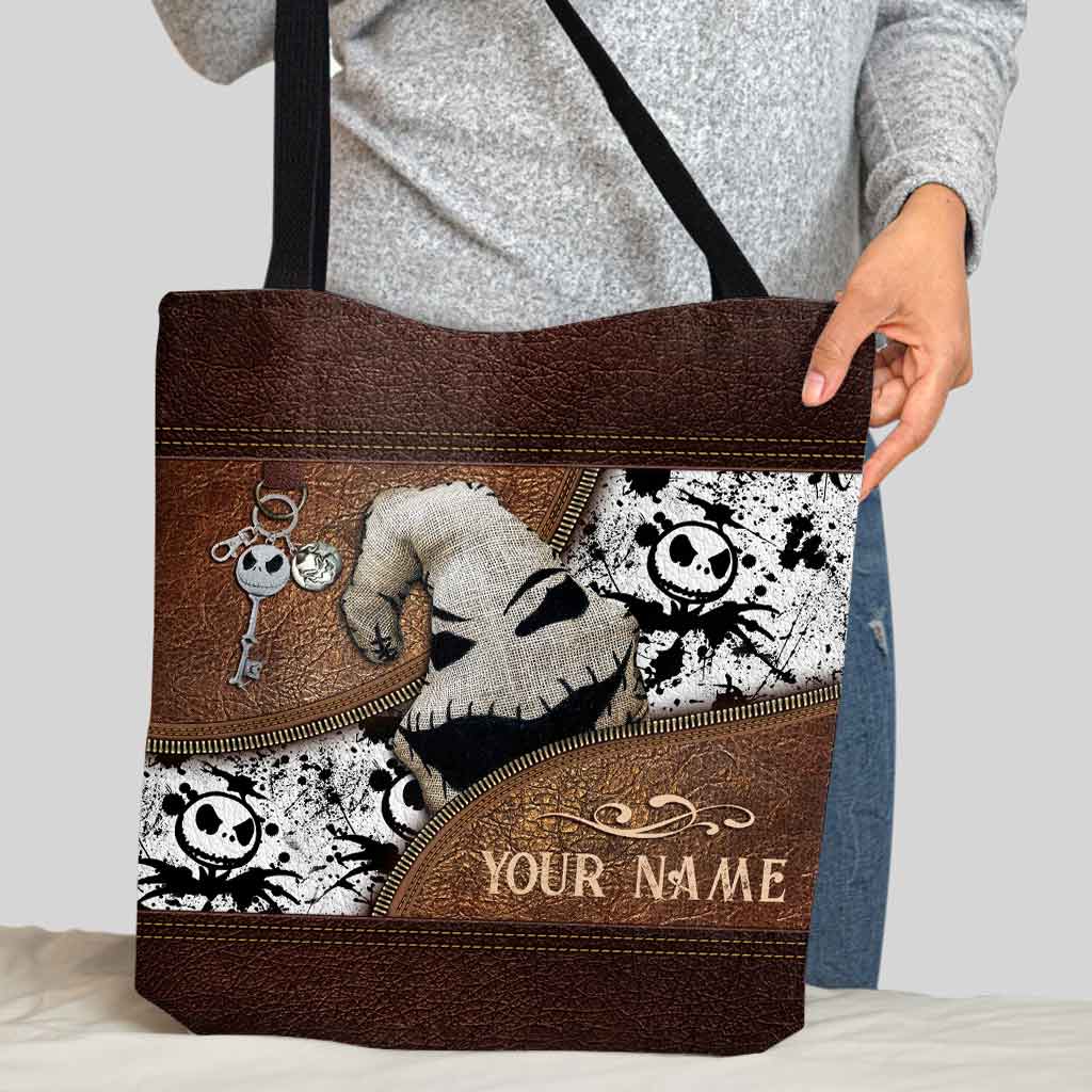 Personalized Nightmare Tote Bag Custom Name Gift for Halloween Tote Bag GradoCreations