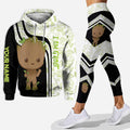 Custom Name Hoodie and Leggings Set Personalized Gift Hoodie & Leggings GradoCreations