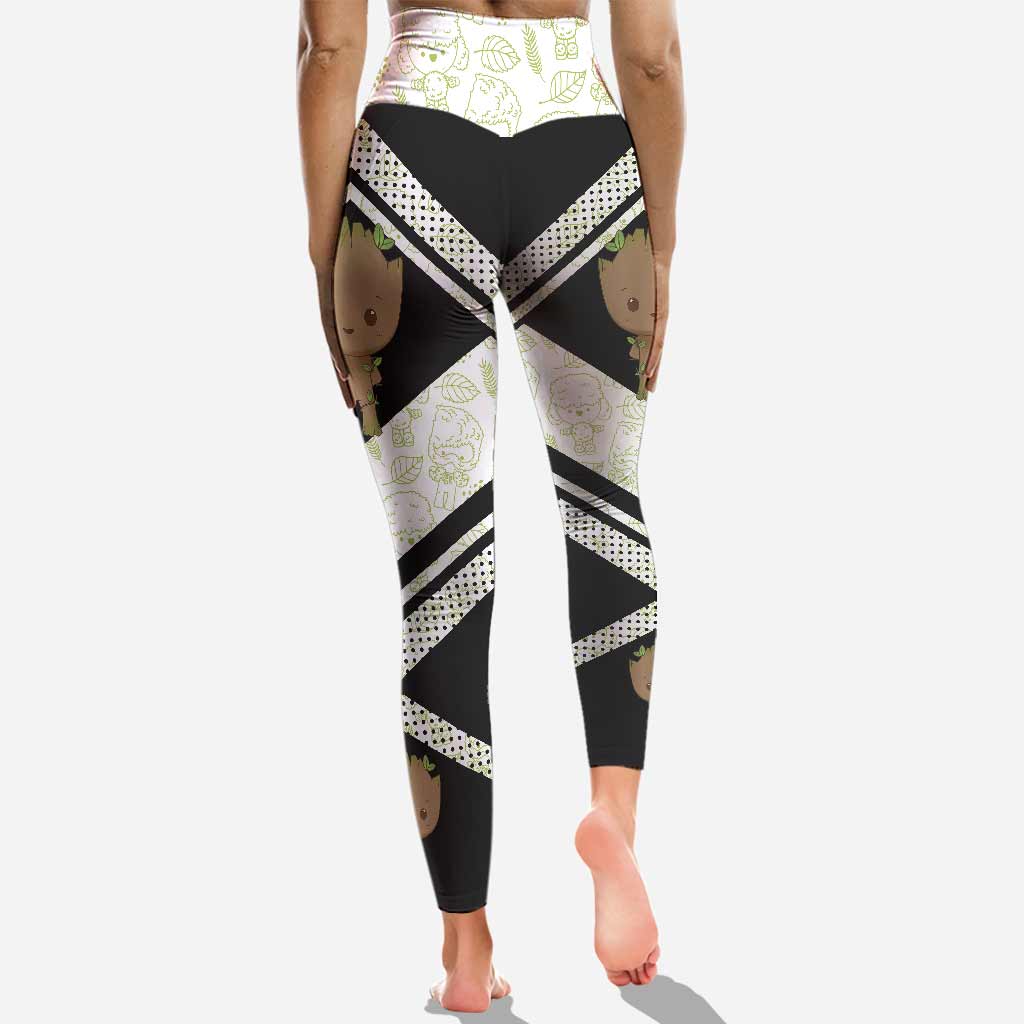 Custom Name Hoodie and Leggings Set Personalized Gift Hoodie & Leggings GradoCreations