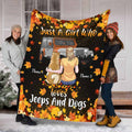 Personalized Cozy Car Blanket Custom Names for Jeep Lovers Blanket GradoCreations