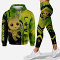 Personalized Weed Hoodie & Leggings Custom Name Gift Hoodie & Leggings GradoCreations