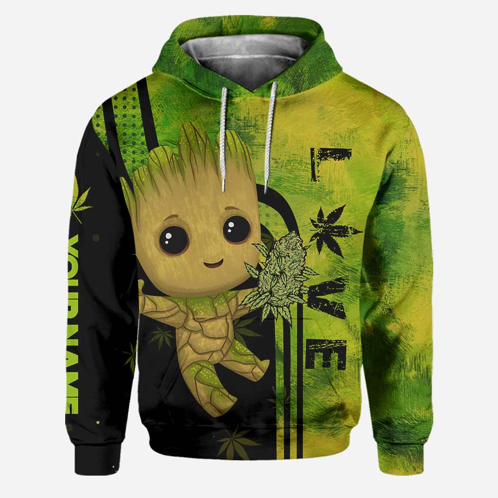 Personalized Weed Hoodie & Leggings Custom Name Gift Hoodie & Leggings GradoCreations