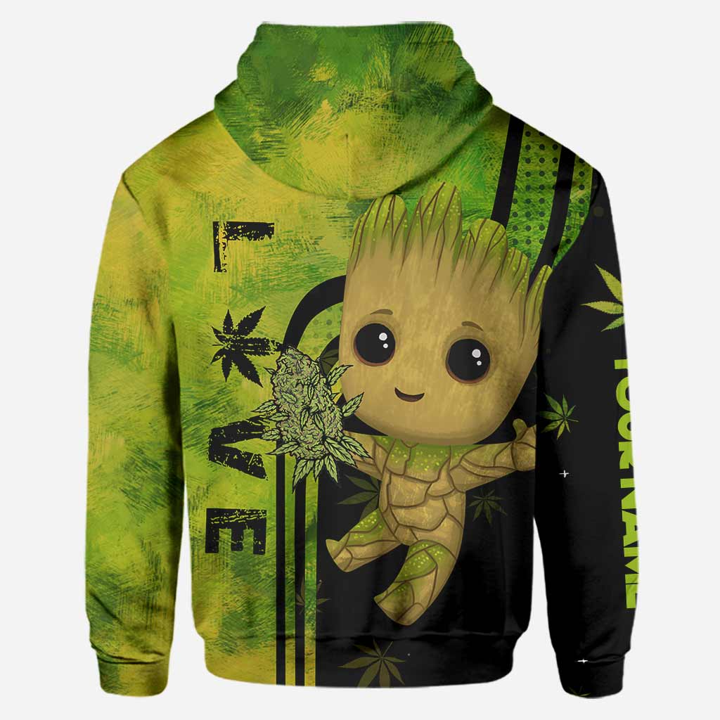 Personalized Weed Hoodie & Leggings Custom Name Gift Hoodie & Leggings GradoCreations