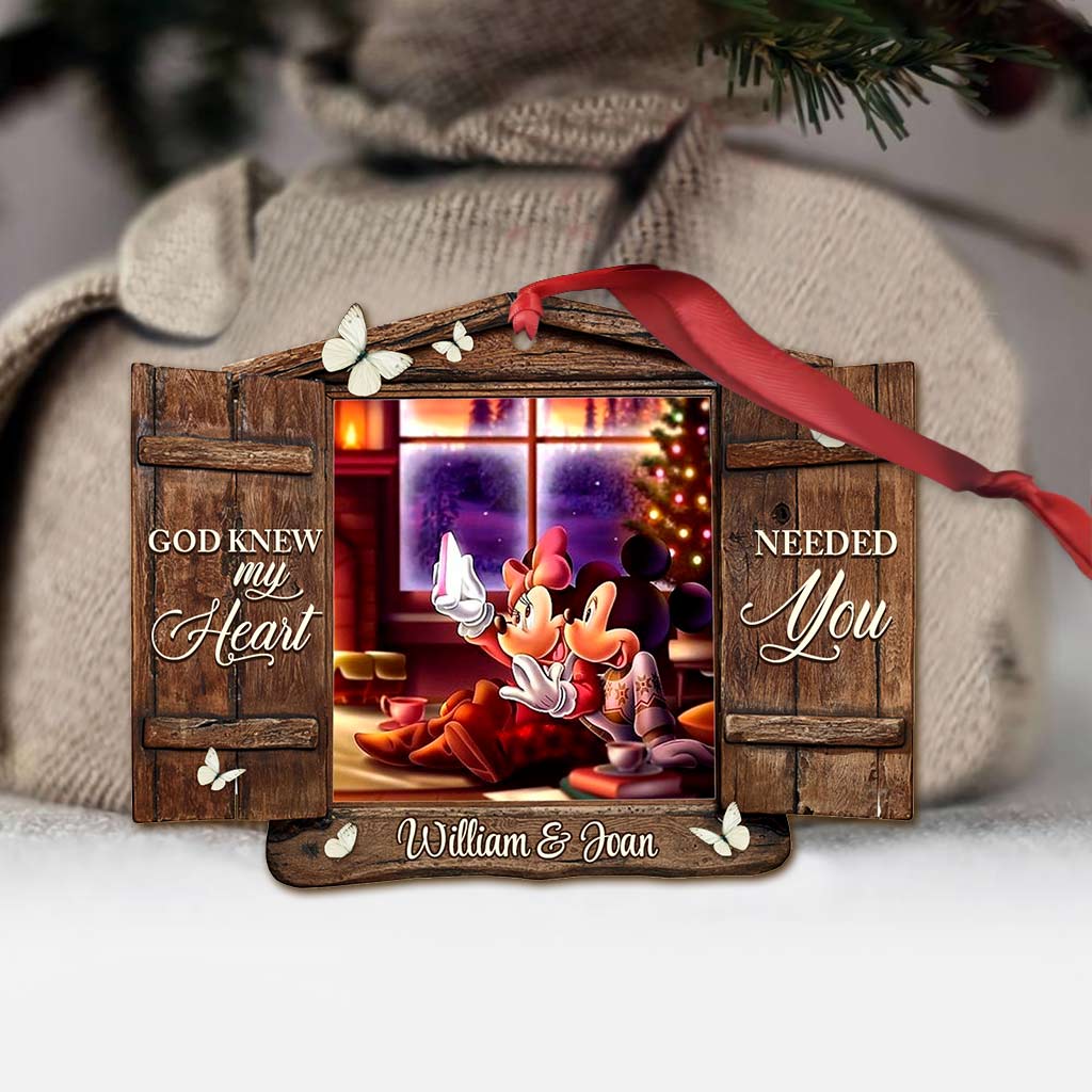 Personalized Christmas Mouse Ornament Custom Name Holiday Gift Ornament GradoCreations