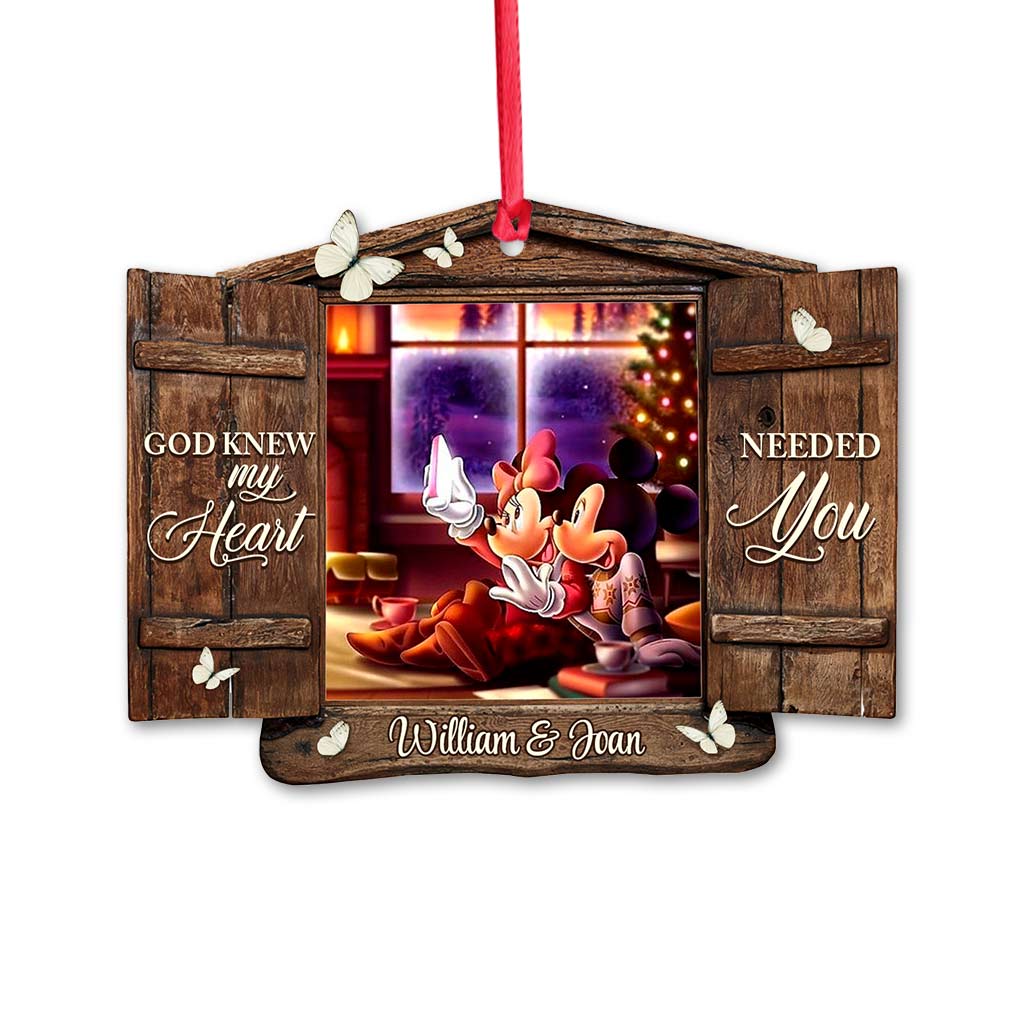 Personalized Christmas Mouse Ornament Custom Name Holiday Gift Ornament GradoCreations
