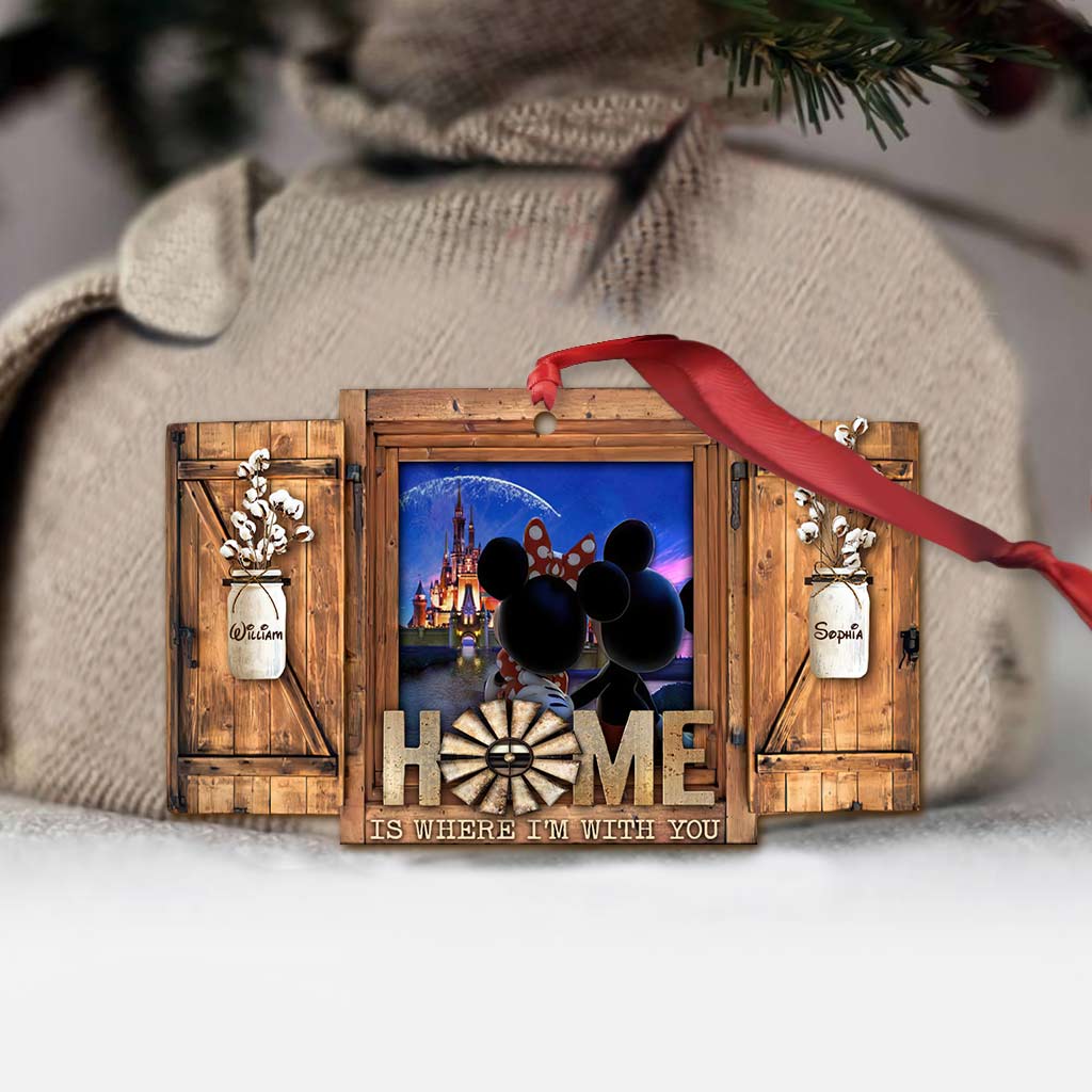 Personalized Christmas Mouse Ornament Custom Name Gift Ornament GradoCreations