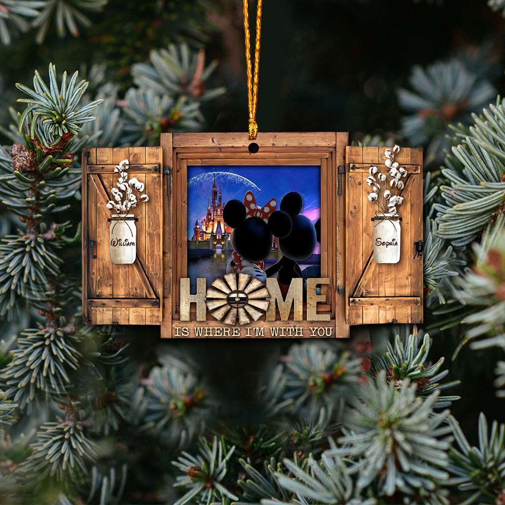 Personalized Christmas Mouse Ornament Custom Name Gift Ornament GradoCreations