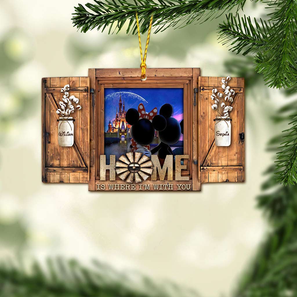 Personalized Christmas Mouse Ornament Custom Name Gift Ornament GradoCreations