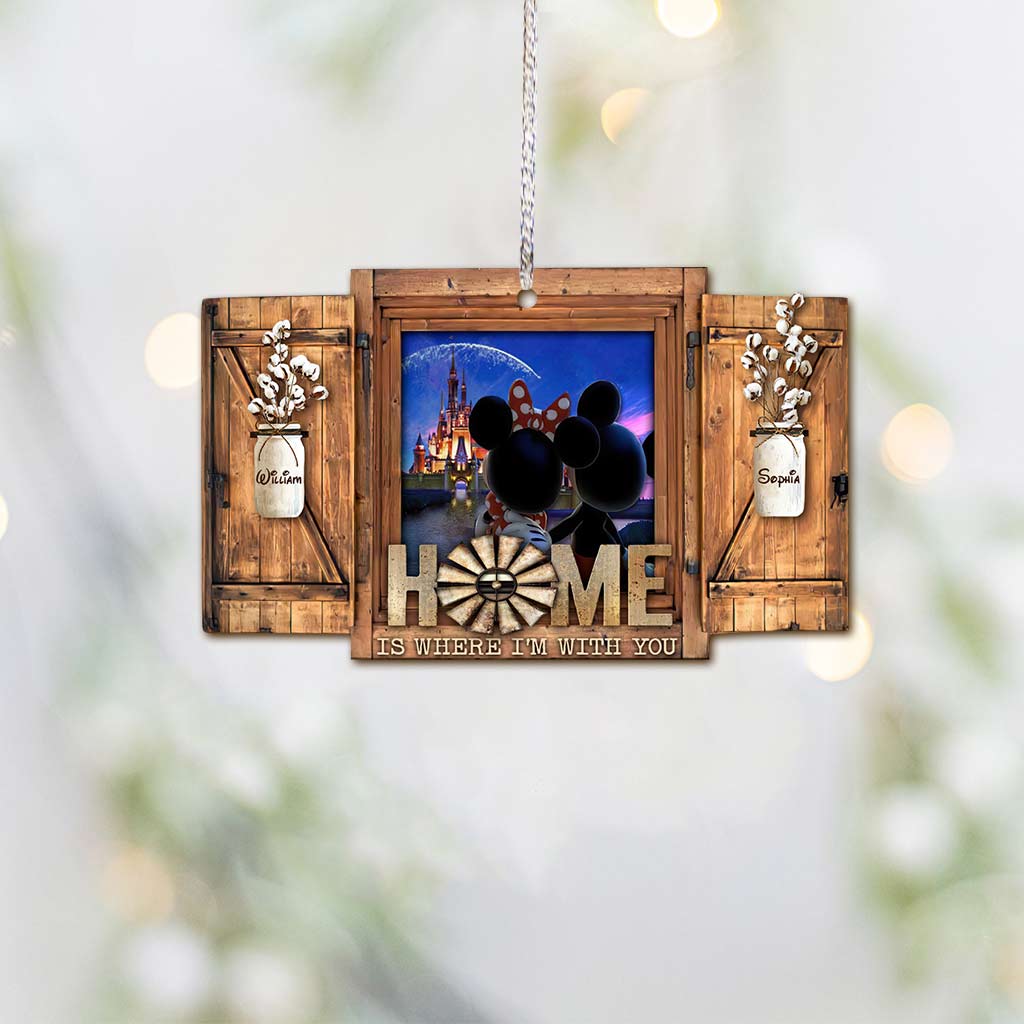 Personalized Christmas Mouse Ornament Custom Name Gift Ornament GradoCreations