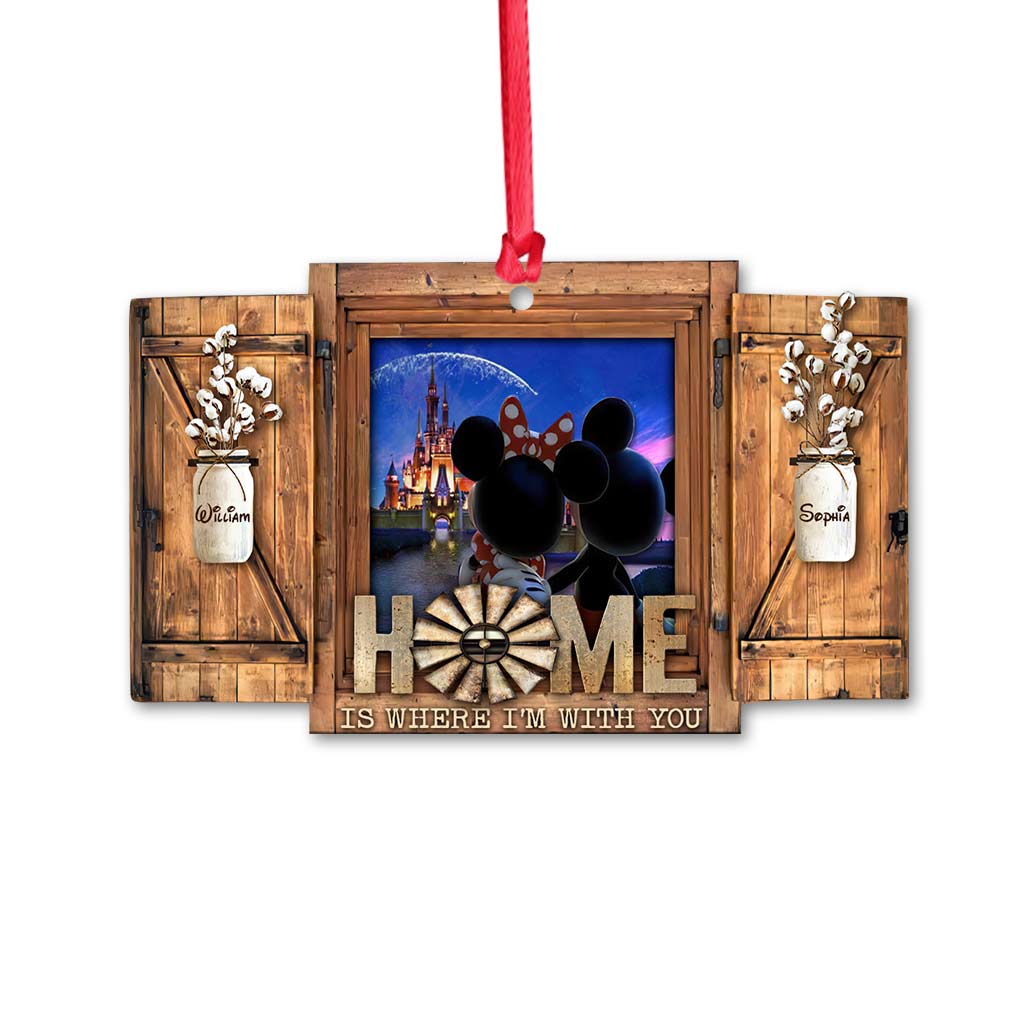 Personalized Christmas Mouse Ornament Custom Name Gift Ornament GradoCreations