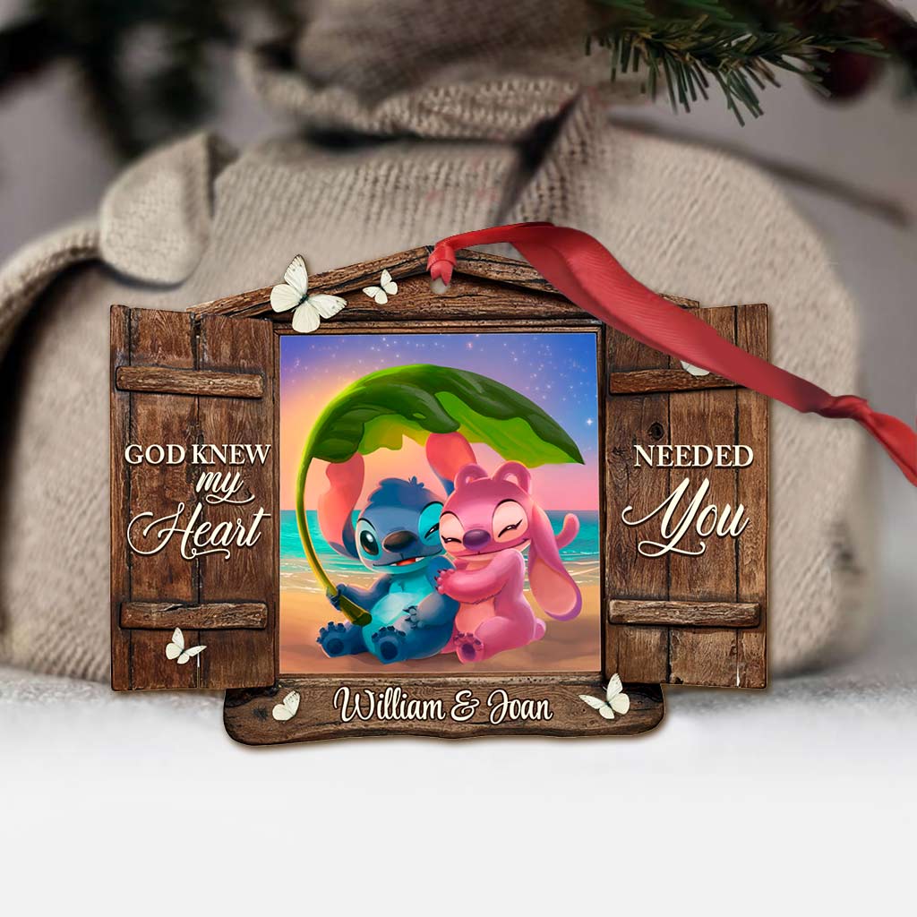 Personalized God Knew My Heart Christmas Ornament Custom Name Gift Ornament GradoCreations