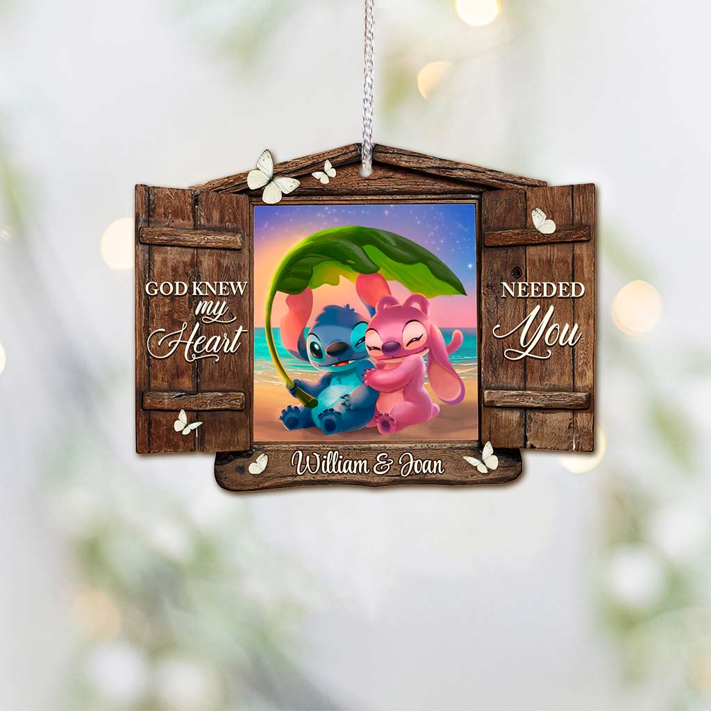 Personalized God Knew My Heart Christmas Ornament Custom Name Gift Ornament GradoCreations