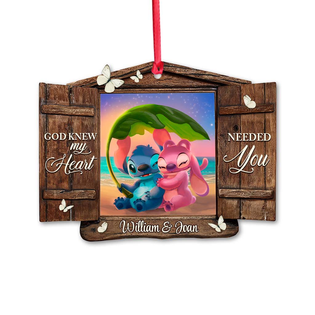 Personalized God Knew My Heart Christmas Ornament Custom Name Gift Ornament GradoCreations