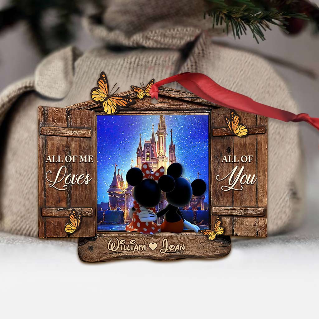 Personalized Christmas Mouse Ornament Custom Name Gift Ornament GradoCreations